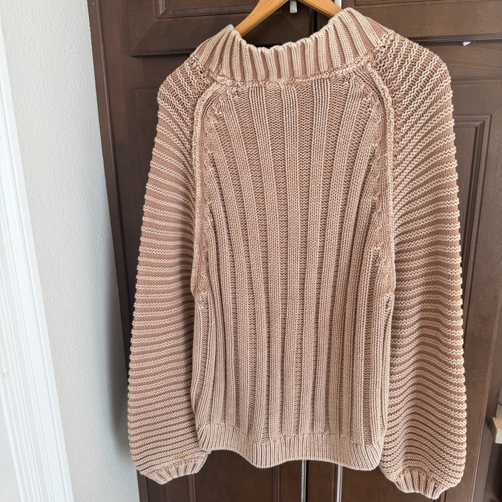 Free People Turtleneck Sweater - Blush Pink - Picture 4 of 5
